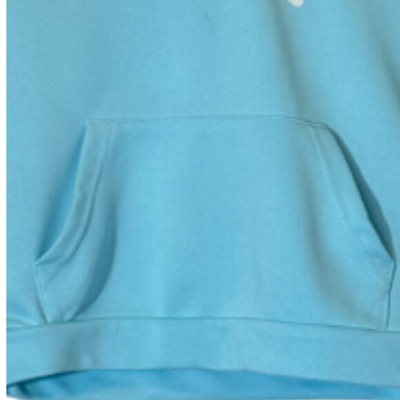 Girl's Light Blue Long Sleeve Hoodie size 6Y - Picture 4 of 6